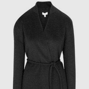 Splendid x Cella Jane Waist-Tie Wool Coat Sz S NWT - Black